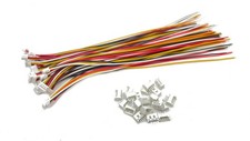 20 Set Micro JST MX 1.25 4Pins Connector Plug Socket 1.25mm Pitch Female Ma...