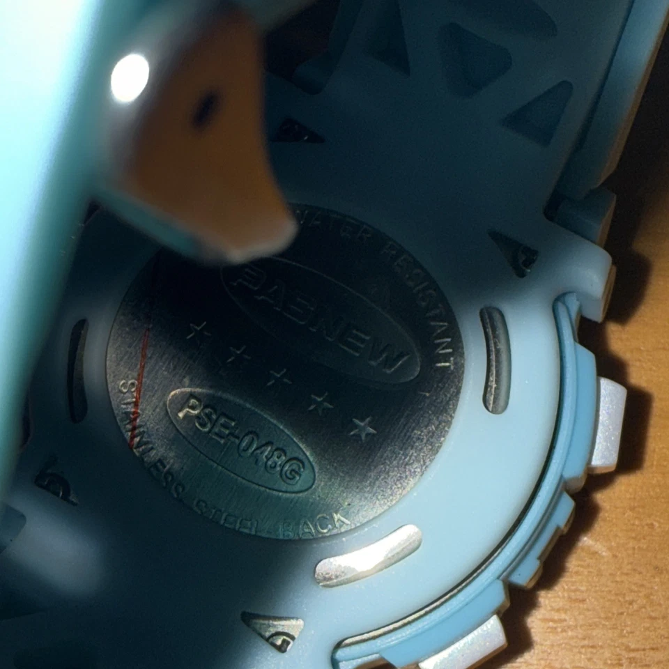 Аналоговые цифровые наручные часы Pasnew с ремешком с пряжкой водонепроницаемые синие PSE-048G - Изображение 3 из 3