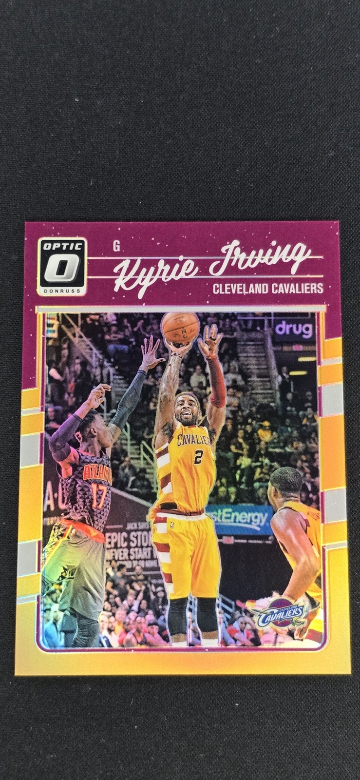 2016 Panini Donruss Optic Kyrie Irving Orange /199 #17 Cavaliers