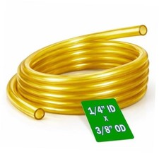 KESEM 1/4 inch Fuel Line Hose 1/4" ID x 3/8" OD - 10ft Long Replacement Yellow