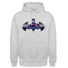 Batman Cool Design Con Logo E Costume Rosa Unisex Felpa Con Cappuccio