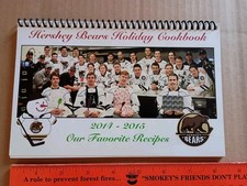 2014-15 Hershey Bears AHL Hockey Holiday Cookbook Grubauer Chandler Stephenson +