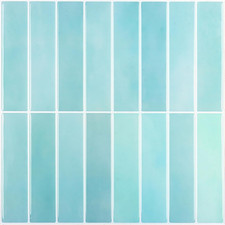 6 Sheets Mint Green Peel and Stick Tile 12"X12" Rectangular Stick on Backsplash