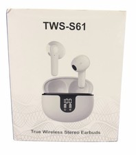 Wireless Earphones with Microphone, Long-Lasting Battery and Charging Case 5 hr