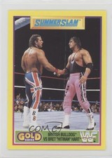 1992 Merlin Gold Series WWF 2 Summer Slam The British Bulldog Bret Hart #7 0w6