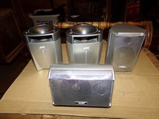 JVC Surround Speaker System 4 Wired SP-THM303S THM303C THM303F Tested Working
