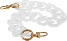 1 Pc Acrylic Purse Chain Handbag Strap, Clear Acrylic Chain Strap Replacement, A