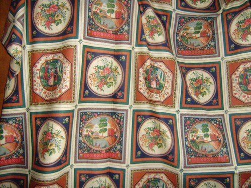 Gobelin Stoff Jacquard - Landhausstil- Dekostoff ca. 170 cm x 295 cm - Bild 14 von 20