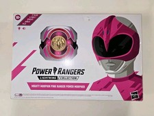 Power Rangers Lightning Collection Mighty Morphin Pink Ranger Helmet and Morpher