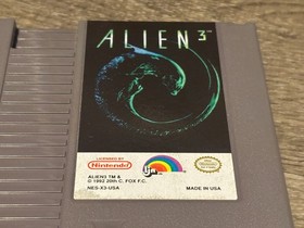 Alien 3 Nintendo Nes Cleaned & Tested Authentic