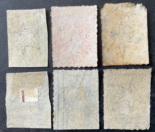 South Australia 1858 ++ 6 x stamps all used - Picture 2 of 2