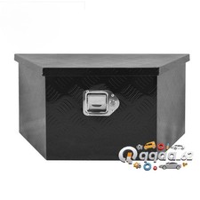 Black 26x12x12 Aluminum Trailer Tongue Tool Box Heavy Duty Trailer Rv Storage