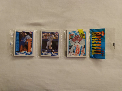 1990 FLEER BASEBALL RACK-PAK w/ KEITH HERNANDEZ SHOWING ON TOP