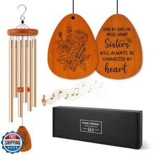 26 Inch Aluminum Wind Chime Gift for Sister, Gift for Sister on C