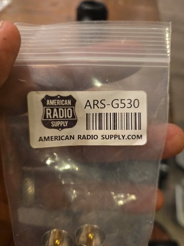 (2) American Radio Supply ARS-G530 PAL Male to UHF PL-259 Male Coax Adapters - Picture 2 of 5