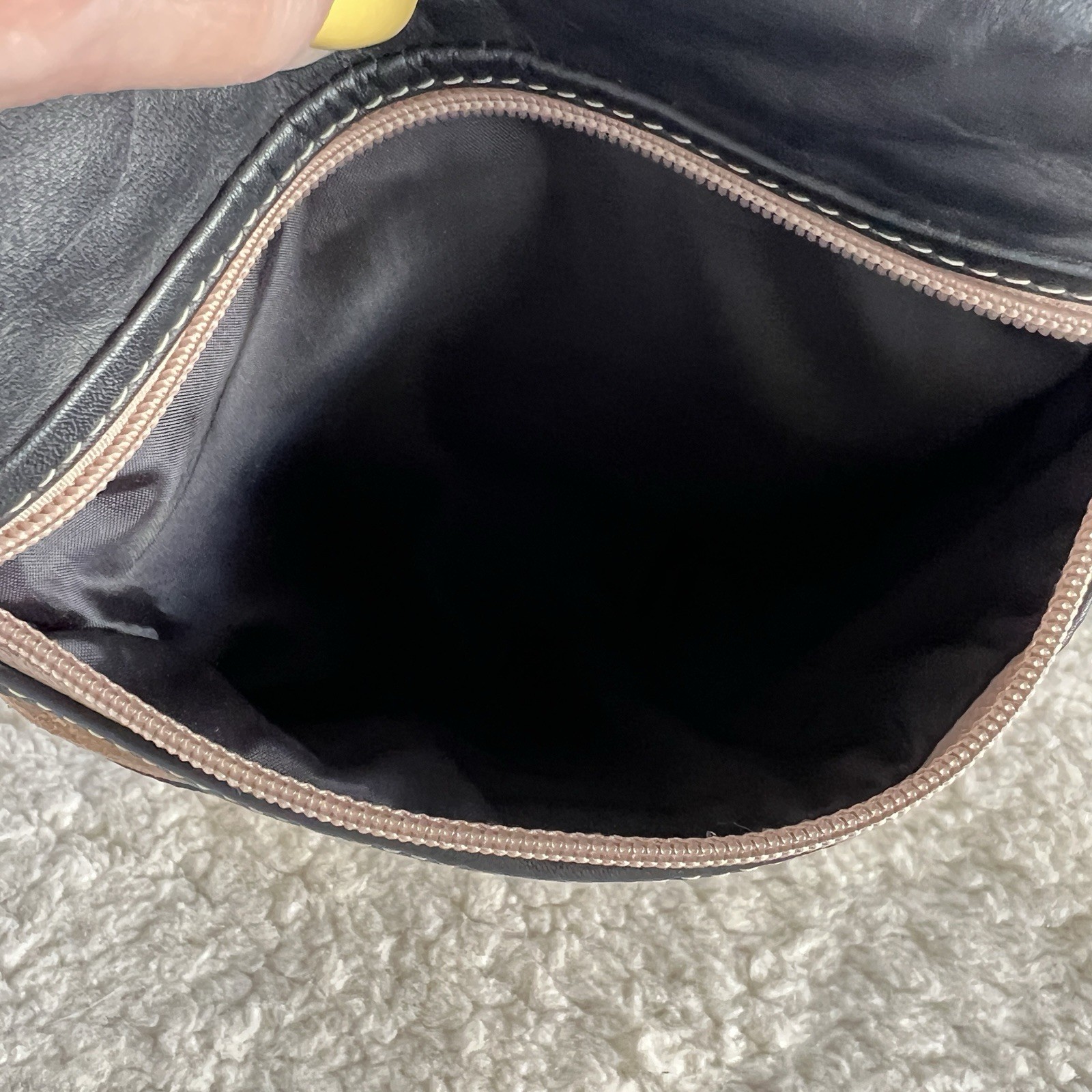 Patchwork Crossbody Shoulder Bag Leather And Soft… - image 5