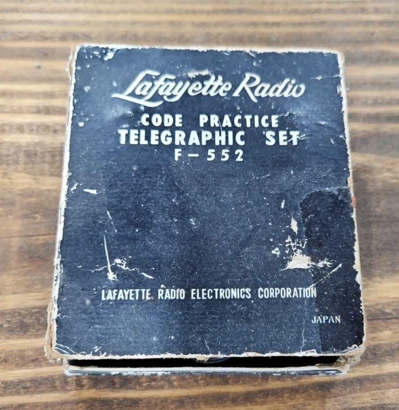 Lafayette F-552 Morse Code Practice Telegraphic Set in original box - Image 2 of 4