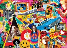 Flashbacks: Groovy Times 1000-Piece Jigsaw Puzzle