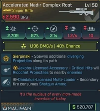 Borderlands 4 COMPLEX ROOT JAKOBS DAEDALUS SHOTGUN RADIATION PS5/XBOX/PC