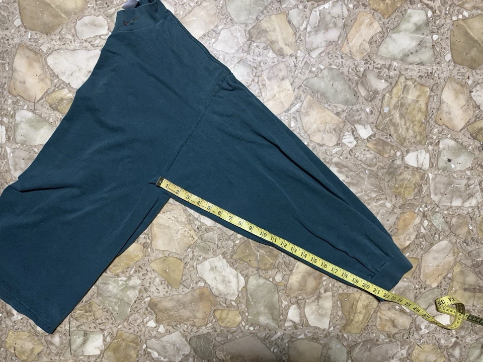 Camisa Nike Vintage Años 90 Manga Larga Cuello Simulado Verde Profundo Talla XL Foto 4 de 4