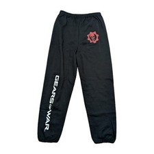 *RARO* Talla Pequeña - GEARS OF WAR Hombres Pantalones de chándal Pantalones Carmesí Presagio Logo