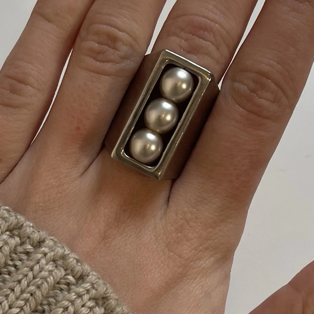 CHANEL Pearl Fashion Rings for sale | eBay