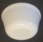 Vintage Hazel Atlas Small 6" White Milk Glass Mixing Bowl ~ Scalloped Rim
