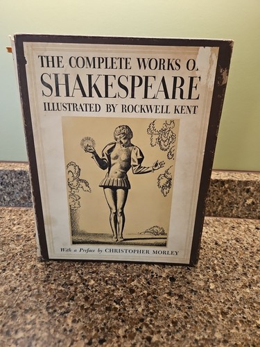 The Complete Works of William Shakespeare 1936 illustrated by Rockwell Kent Book - Foto 19 di 19