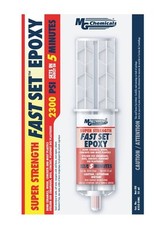 MG Chemicals 8332-25ML Fast Set Epoxy Adhesive, 25 ml Dual Syringe, Clear