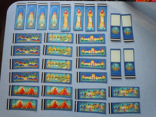 Lotto 32 copertine fiammiferi 1939 GGIE Fiera Mondiale SF CA esposizione Golden Gate - Foto 1 di 9