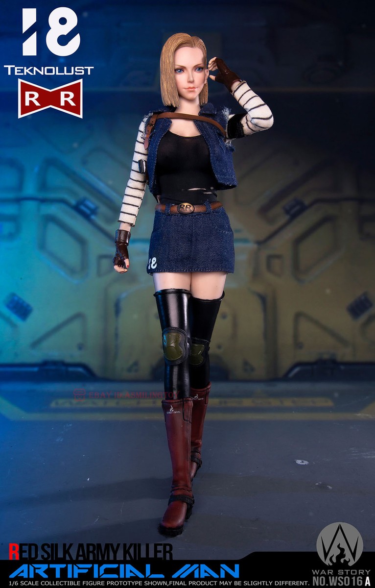 WAR STORY TOYS 1/6 WS016 A Red Silk Army Killer Android 18 Action