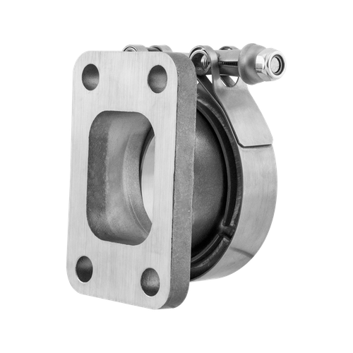 CXRacing T3 Turbo to 2.5" V-Band Stainless Steel Cast Flange Adapter Converter - Picture 2 of 9