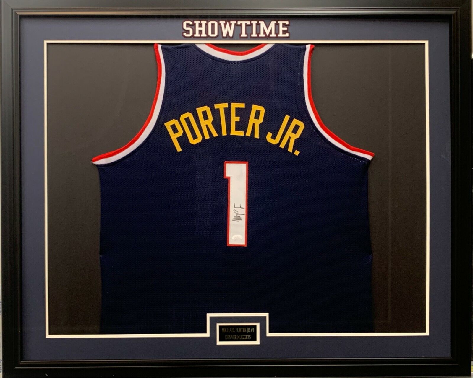 Michael Porter Jr. autographed signed jersey NBA Denver Nuggets