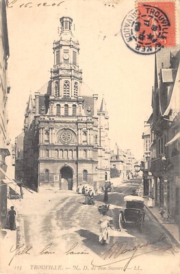 Old postcard 14 FOUVILLE N.D.DE BON SECOURS