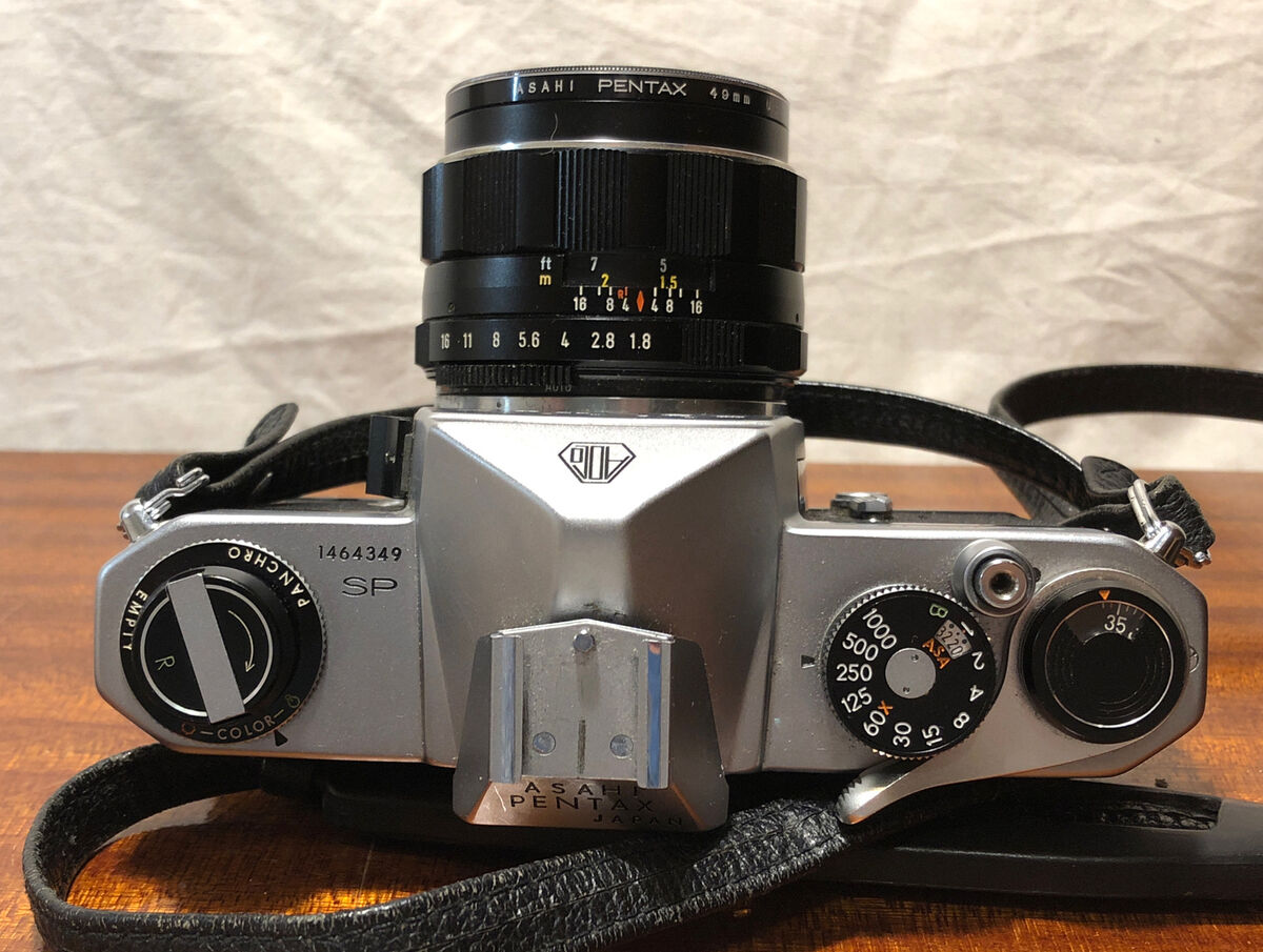 ASAHI PENTAX SPOTMATIC カメラ　Takumar55f1.8 Vintage Asahi Pentax Spotmatic SP 35mm Film Camera & 55mm f1