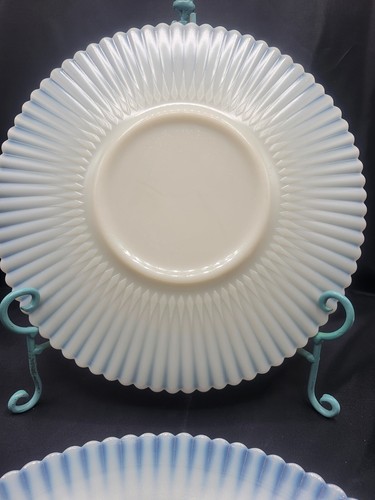 Macbeth Evans Opalescent Monax Petalware Various Size Plates !Glow Under UV! - Picture 15 of 51