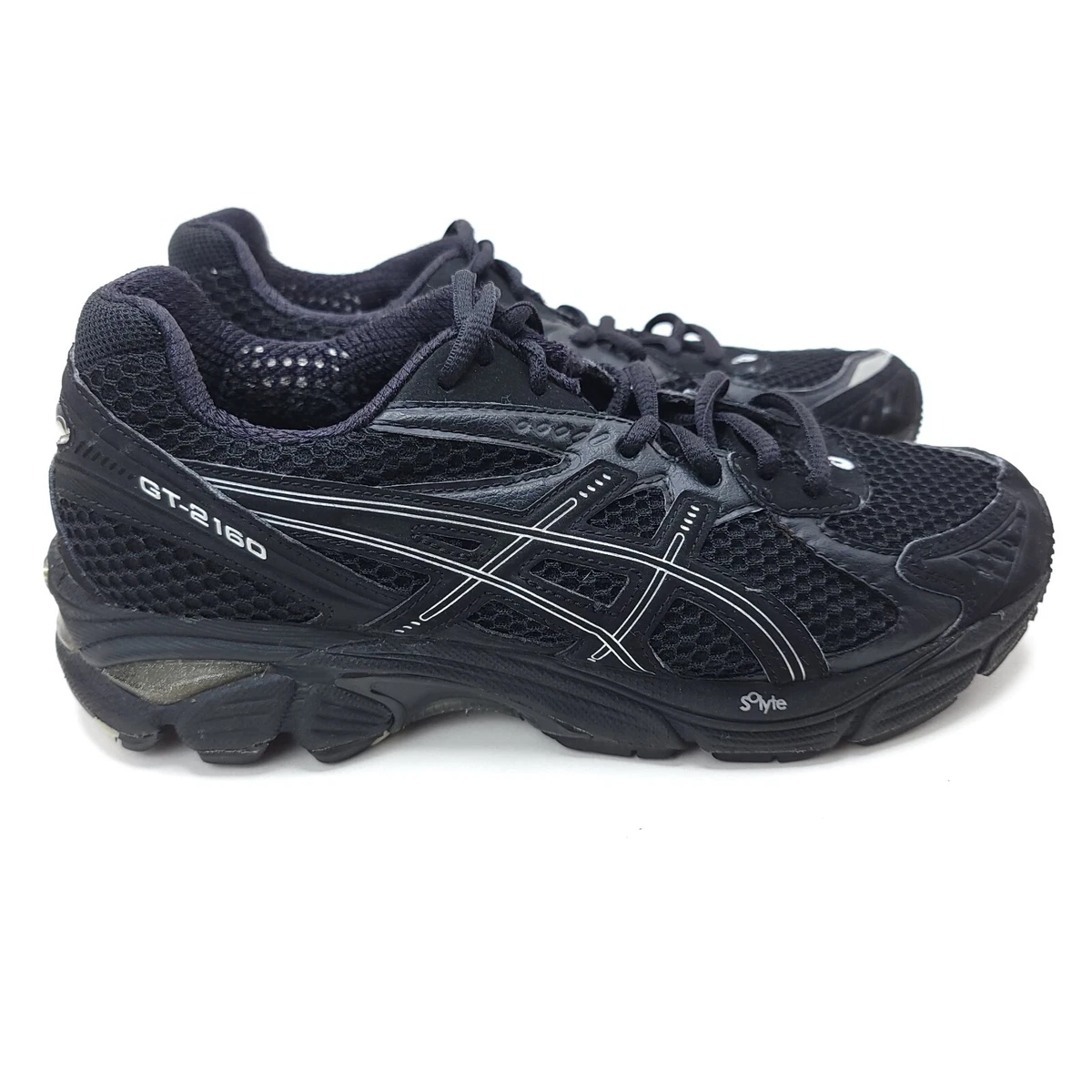Asics GT 2160 T155N Size 7 Women s Running Shoes Black F451010 eBay