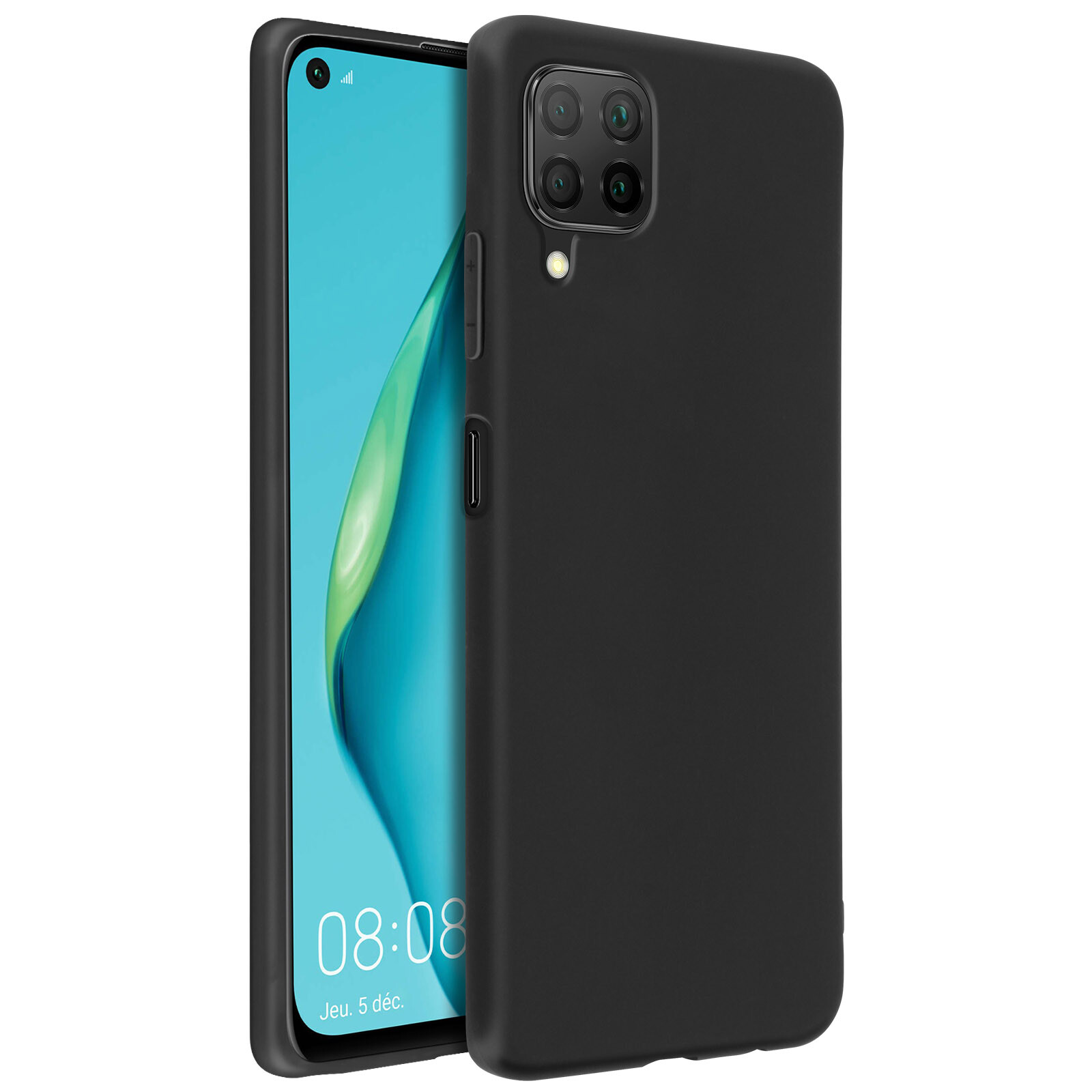 Case Huawei P40 Lite Soft Silicone Protective Ultra-thin black