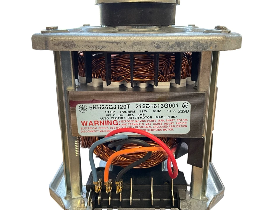 GE WE17X10010 Dryer Motor, 1/4 HP, 115V - Image 2 of 4