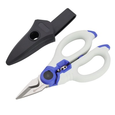MP010025 6'' Stainless Electrician Scissors | Heavy Duty Multi-Purpose Shears ...