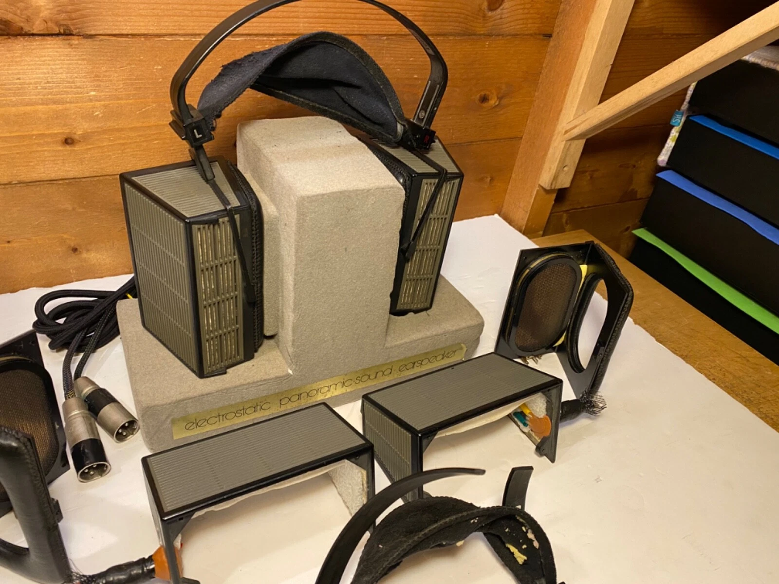 STAX イヤースピーカー オーディオ ヘッドフォン エレクトロニクス 修理部品用 - 画像2/20