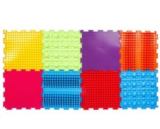 ORTODON Orthopedic Sensory Floor Mats Set of 8 Pads Foot Massage Kids Autism Mat
