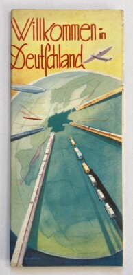 Original Vintage Reiseprospekt - DEUTSCHLAND - WELCOME TO GERMANY - 1936