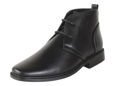 Joseph Allen Little/Big Boy's Black Ankle Boots Shoes