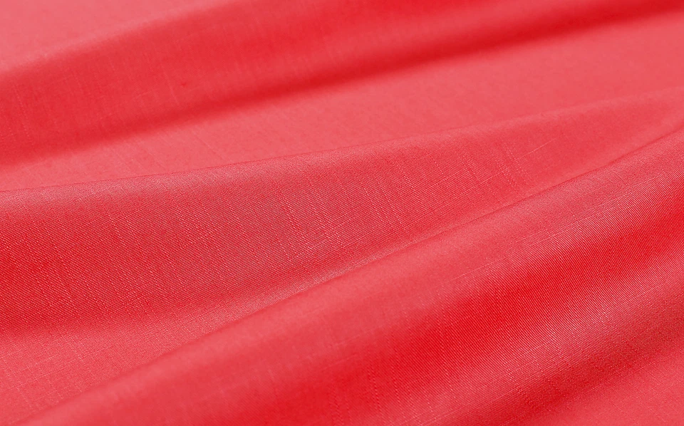 Solid Cotton Red Fabric DIY Upholstery Shirt Pants Curtain Costume Cloths By YD - Image 3 of 3