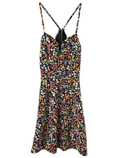 No Boundaries Sundress Juniors Large 11-13 Floral Open Back Lace Resort Vacation