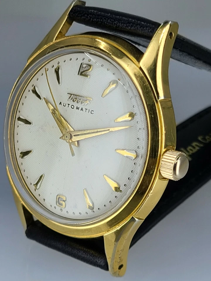 ВИНТАЖНЫЙ МУЖСКОЙ 17J 1955 TISSOT АВТОМАТИЧЕСКИЙ БОЛЬШОГО РАЗМЕРА CAL. 28,5-21T ОБСЛУЖИВАЕТСЯ ПОТРЯСАЮЩИЙ - Изображение 3 из 4