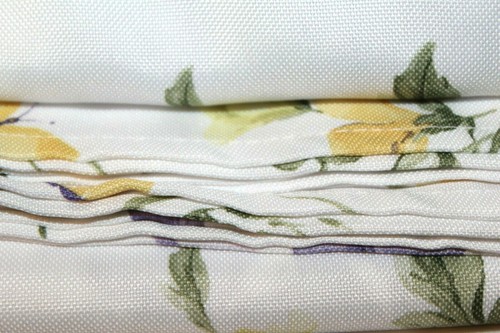 Essential Home Lavender Floral Table Topper 35 x 35" - Picture 3 of 3