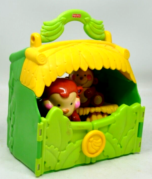 2009 Fisher Price Baby Amazing Animals Monkey Friends Tote