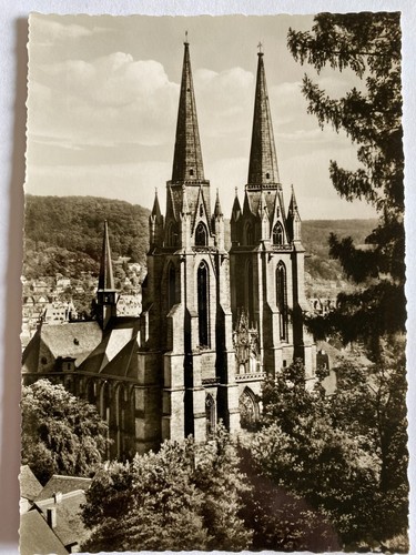 N072.1 AK Ansichtskarte Universitätsstadt Marburg a. d. Lahn Elisabethkirche Ung
